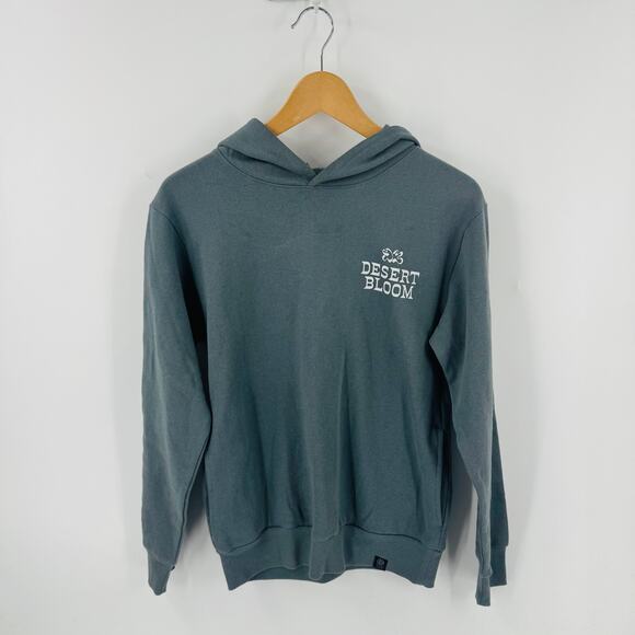 Desert Bloom Yeehaw Graphic Hoodie 100% Recycled Cotton Sweatshirt Size XS - Picture 1 of 8